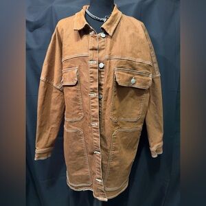 Fashion Nova Brown Jacket